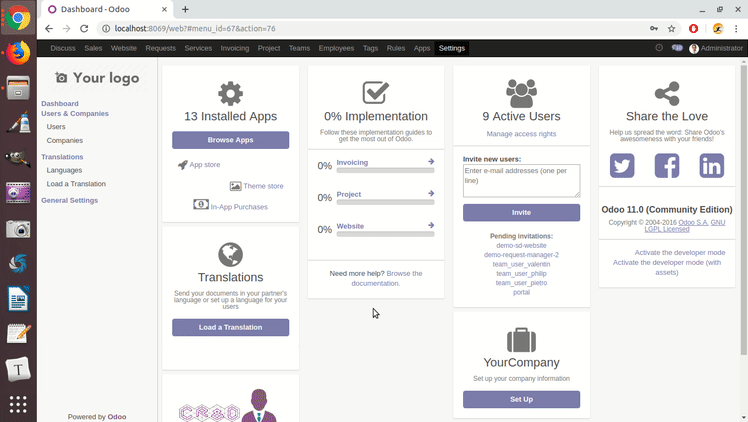 Odoo CMS - a big picture